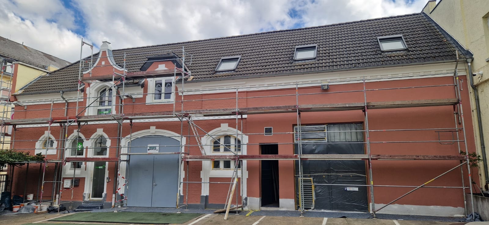 Historische Backsteinfassade